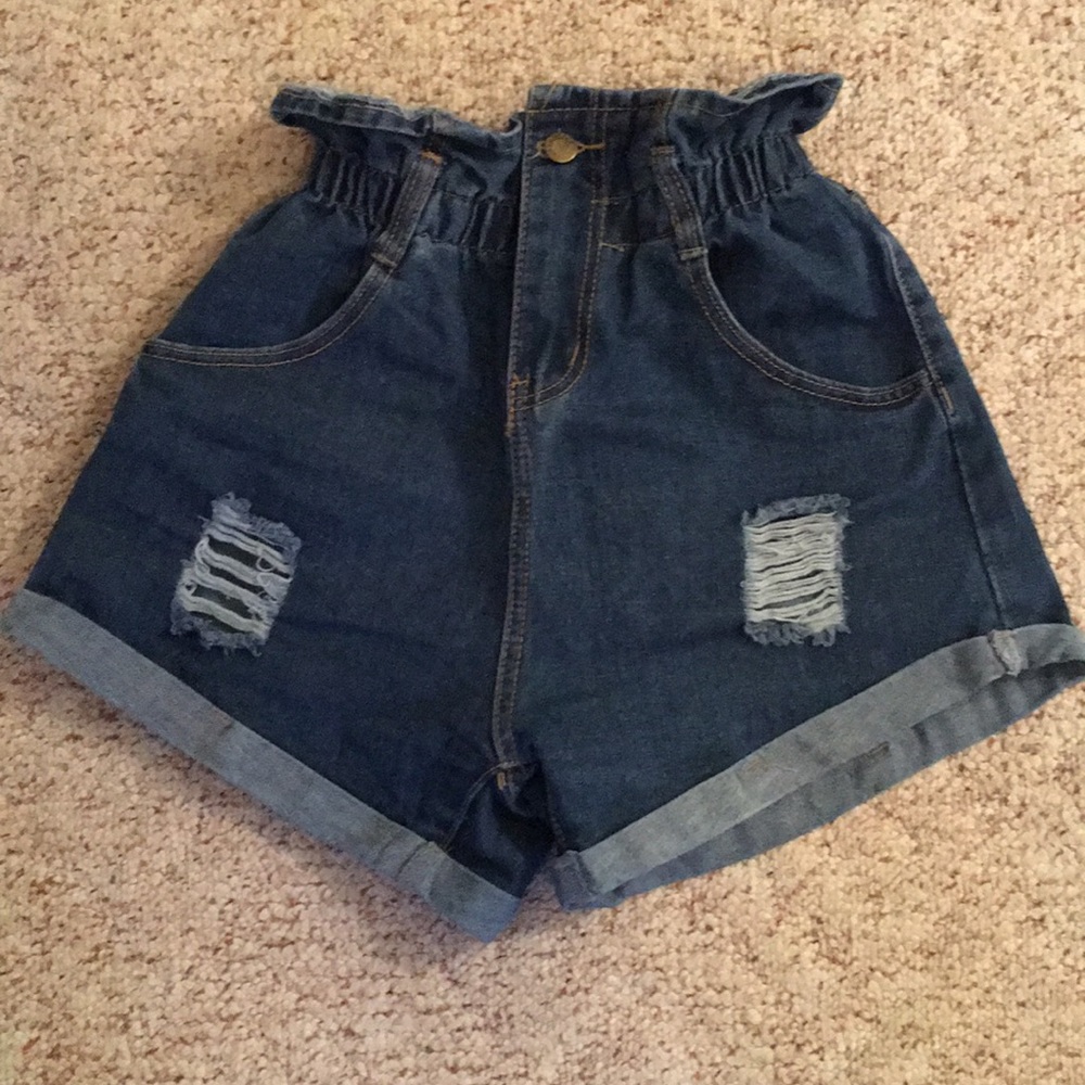 High waisted shorts